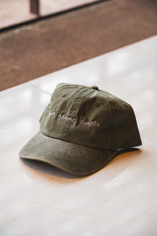 Gorra Cada Gramo Cuenta Verde