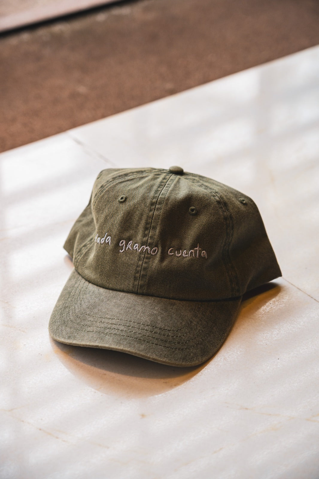 Gorra Cada Gramo Cuenta Verde