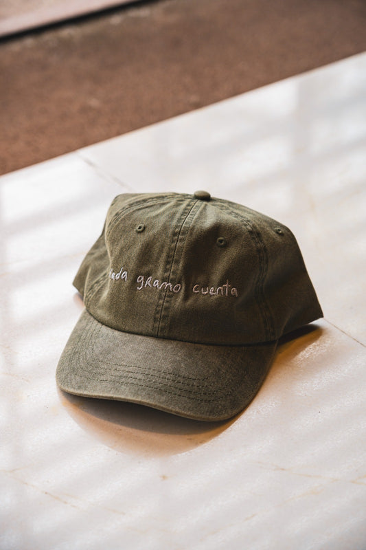 Gorra Cada Gramo Cuenta Verde